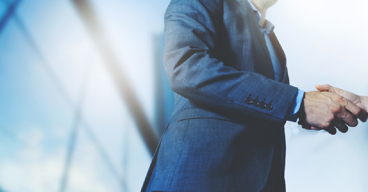 business meeting and partnership concept