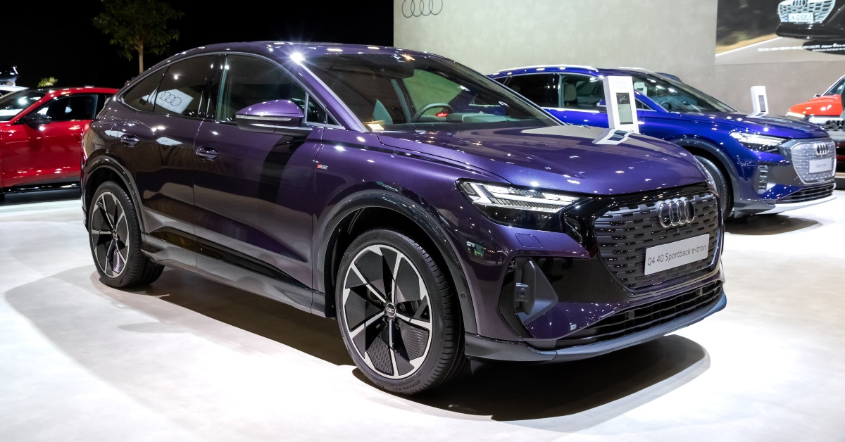 Audi Q4 40 Sportback e-tron full electric car