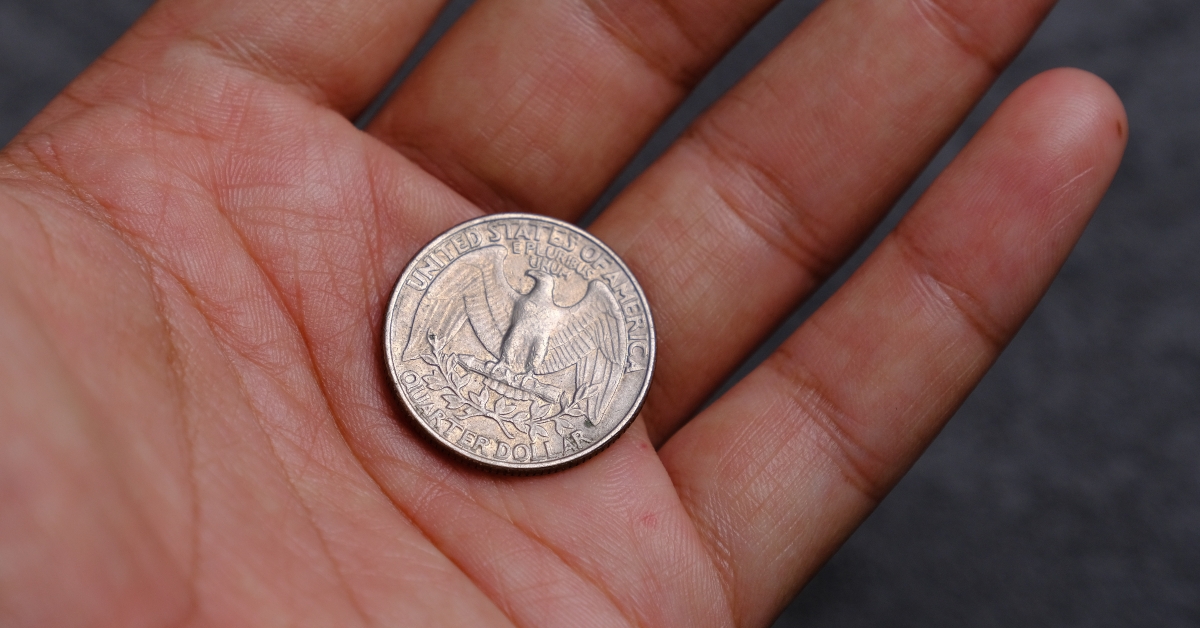 old american quarter dollar coin