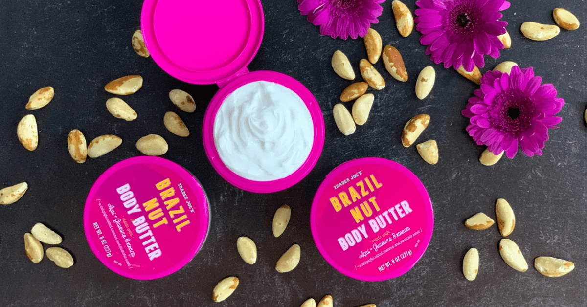 Brazil nut body butter from Trader Joe's