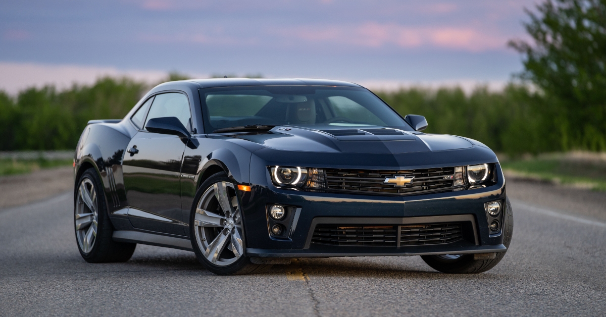 shiny luxury chevrolet camaro