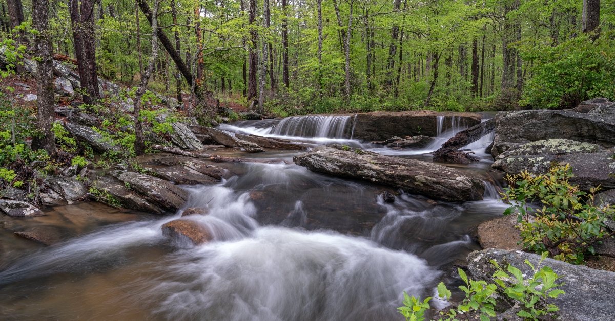 cheaha falls in cheaha state park