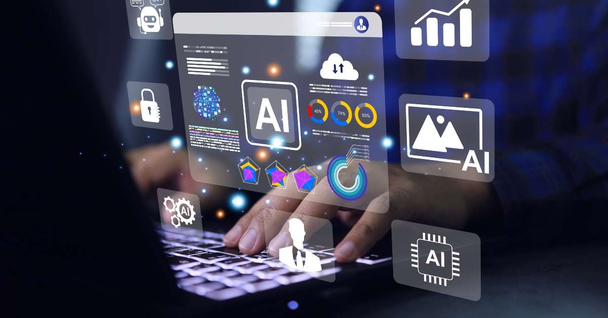 businessman is using ai