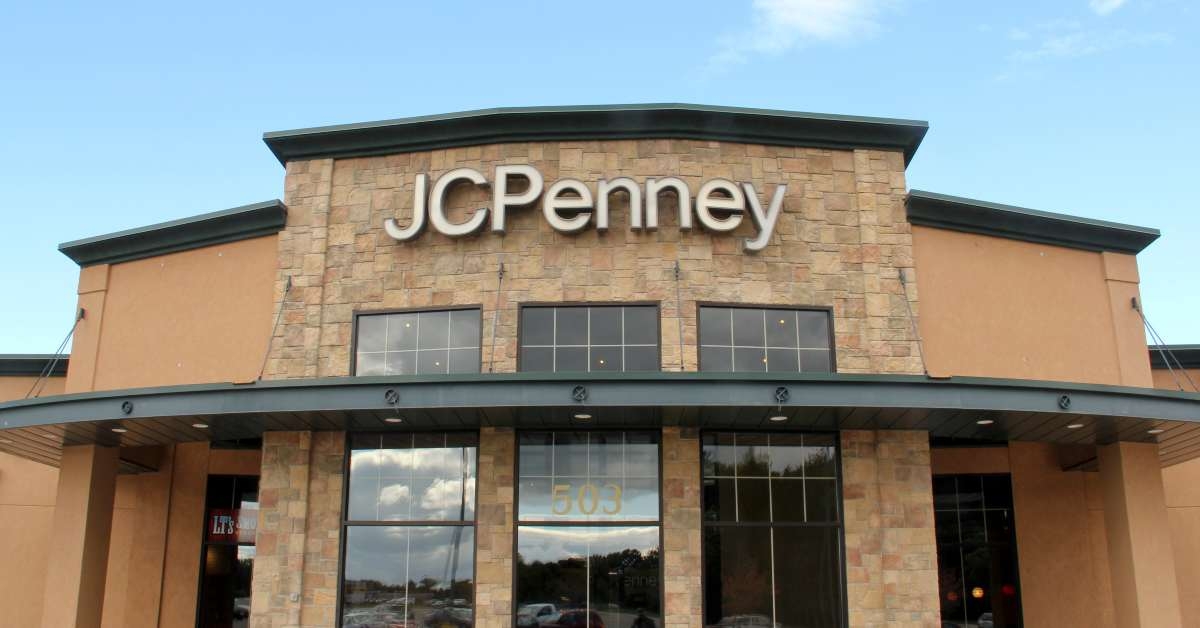 jcpenney sign on a store front