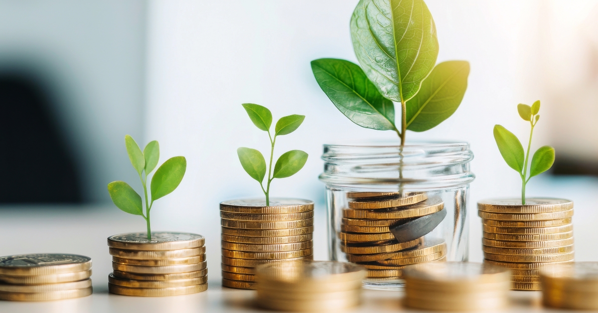 A visual metaphor for financial growth and prosperity