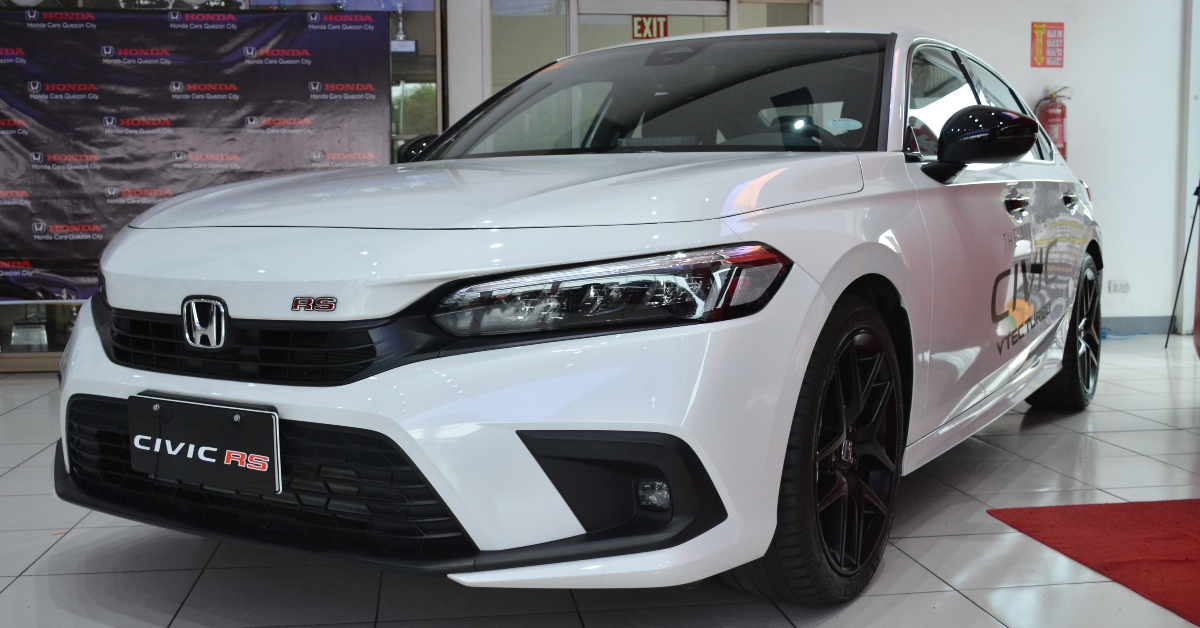 Honda civic at Honda civic day car display