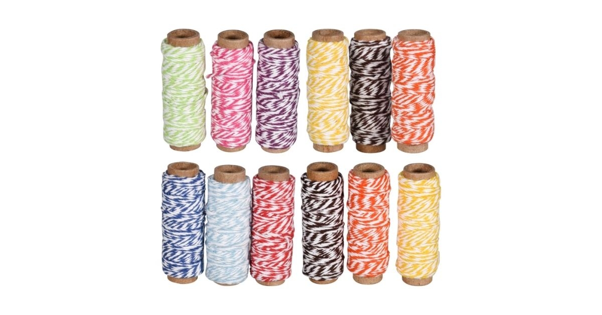 colorful bakers twine