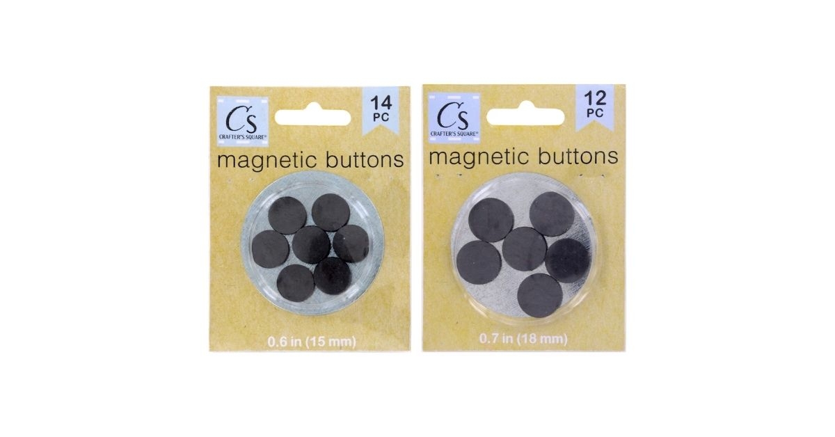 a pack of magnetic buttons
