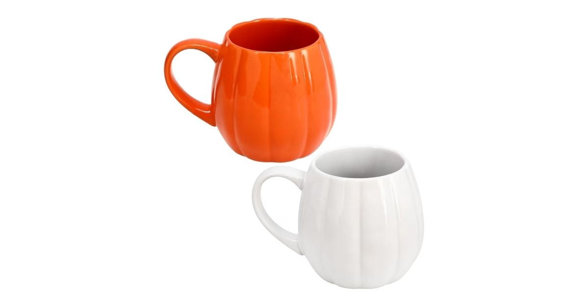 pumpkin shaped mug