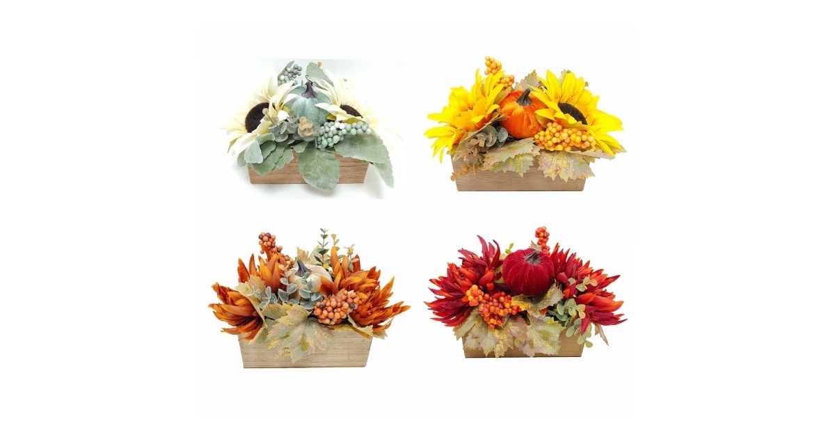 artificial floral centerpiece