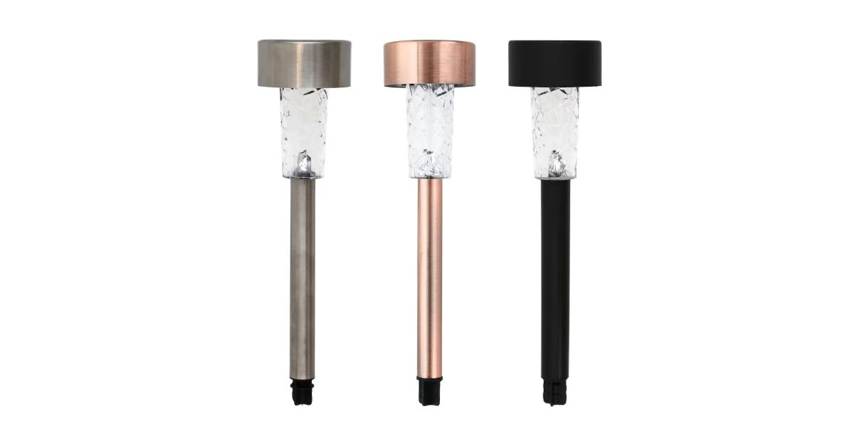 solar yard light stakes