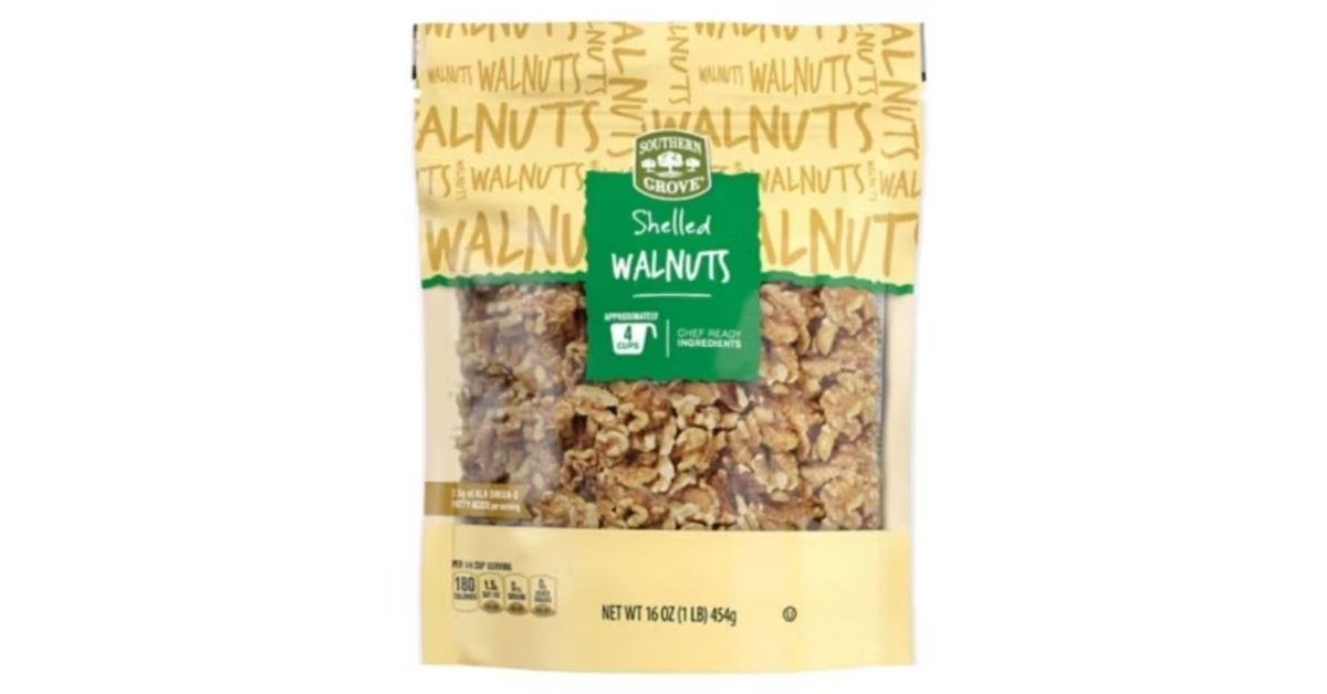 southern grove shelled walnuts