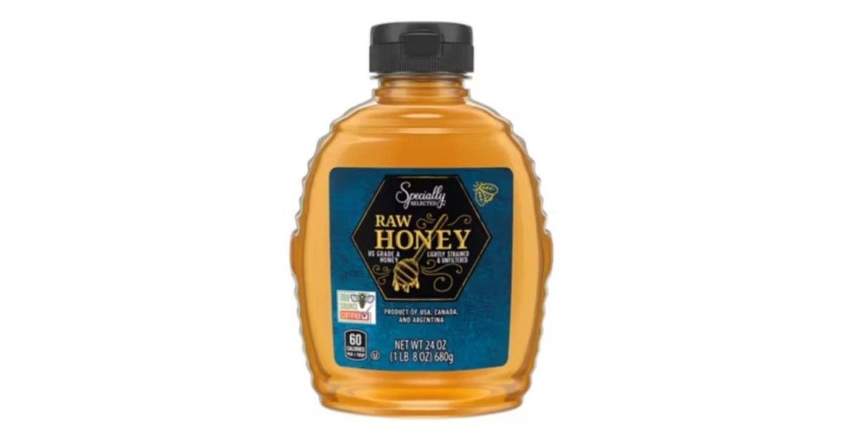 specially selected raw honey