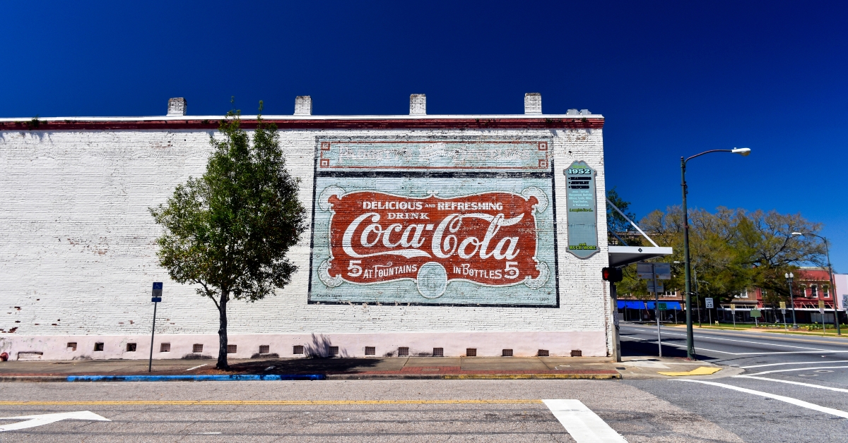 A mural in this quaint town on Florida's panhandle