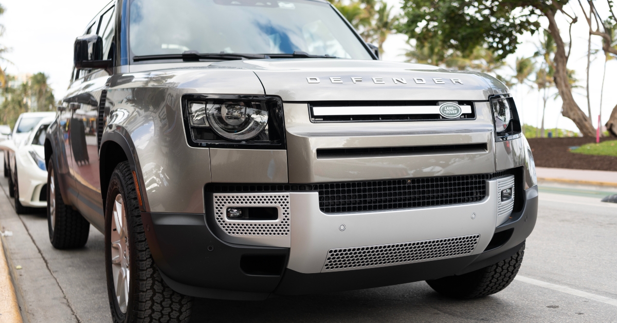 Land Rover Defender SUV pickup truck