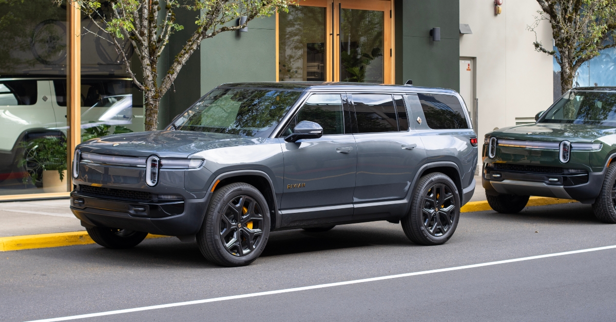 Rivian R1s fleet for demo drive appointments