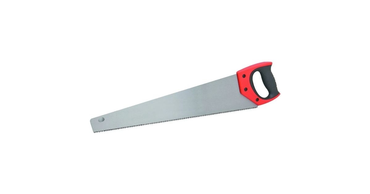 a handsaw with tpr handle