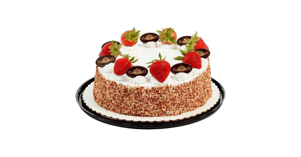 double layer cake with message