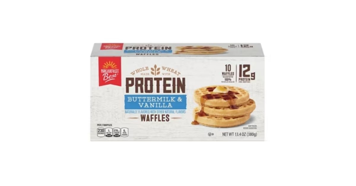 buttermilk vanilla protein waffle