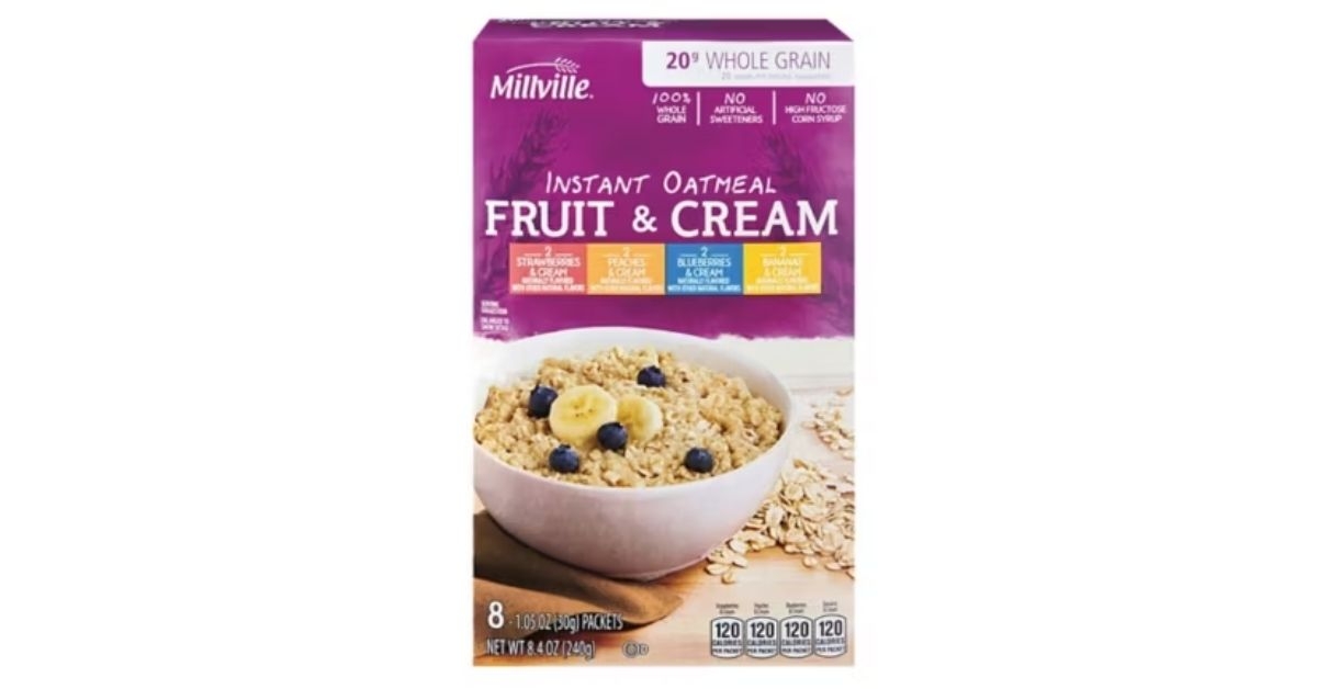 fruit cream oatmeal