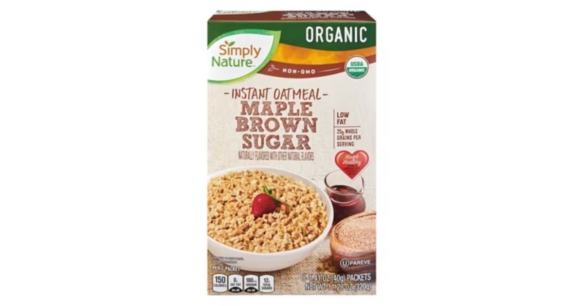 maple brown sugar instant oatmeal