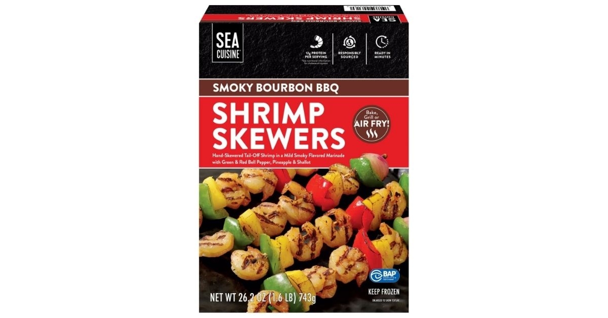 smoky bourbon bbq shrimp skewers