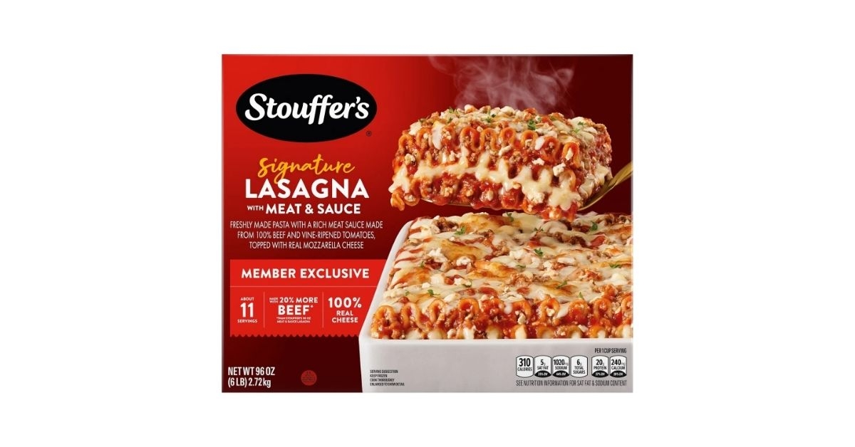 lasagna with meat sauce