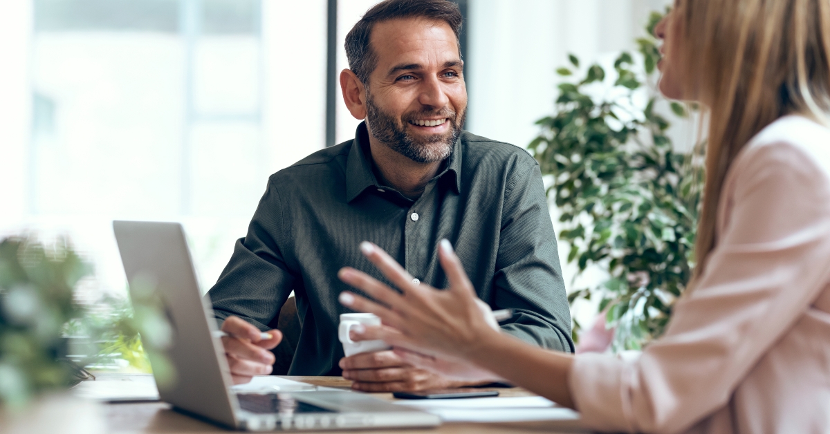 business people working together with laptop