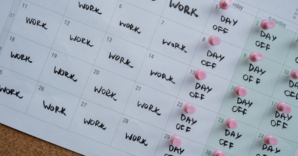 four day working week concept