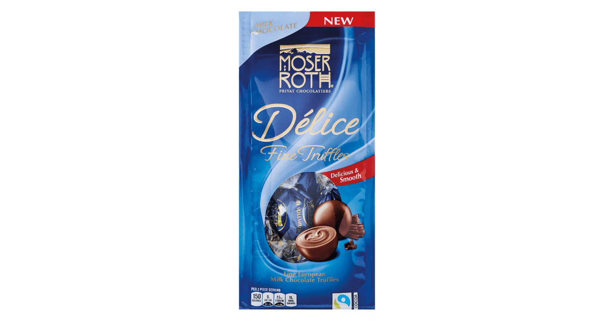 box of Moser Roth truffles