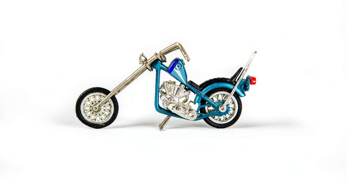 photo of a toy motorcycle 