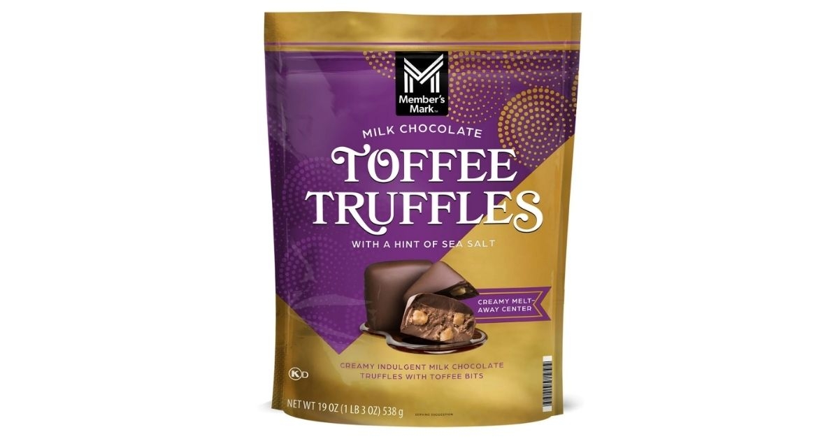 toffee truffle with sea salt