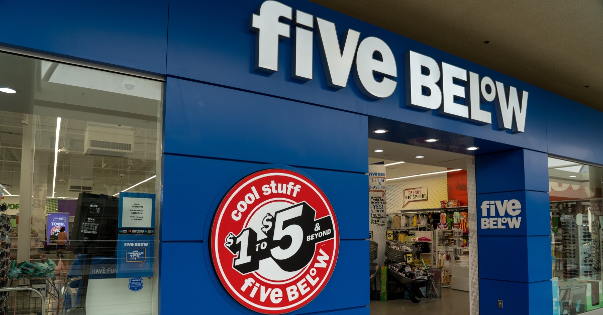 Five Below store in a shopping mall