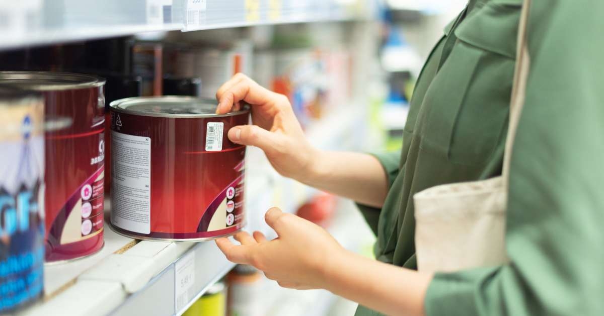 woman shopping in hardware store