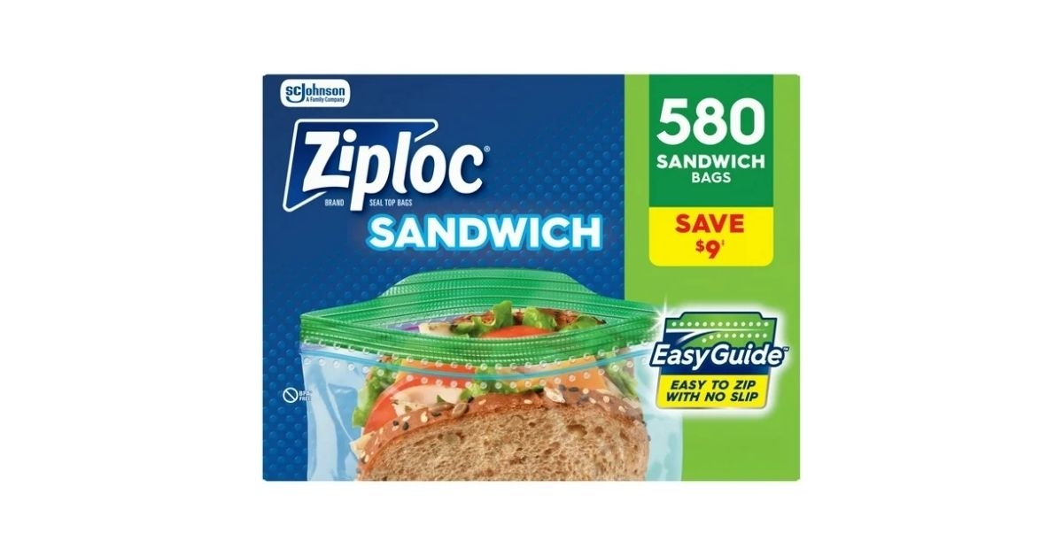 ziploc easy open tab sandwich bags