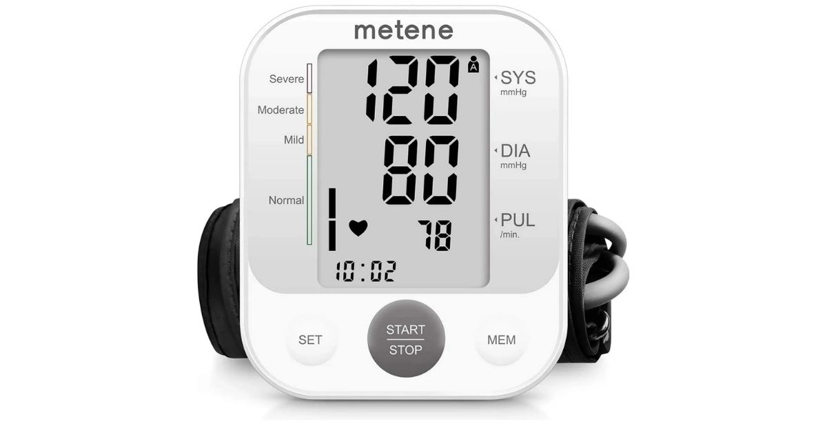 blood pressure monitor with speaker