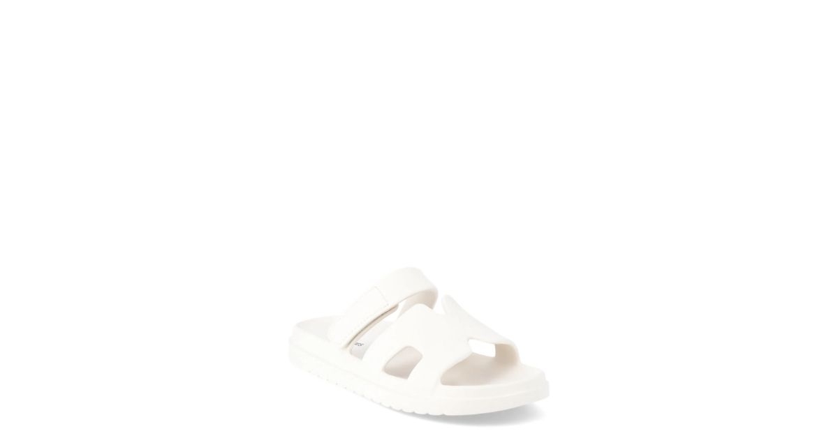 womens geo slide sandals