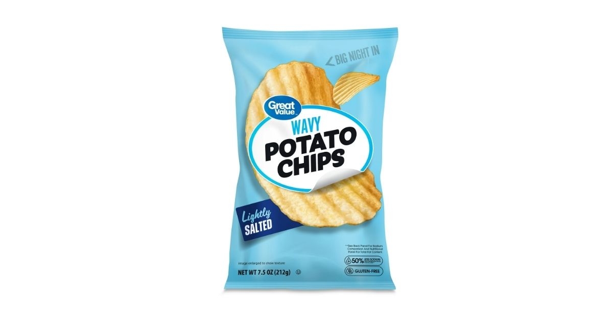 lightly salted potato chips