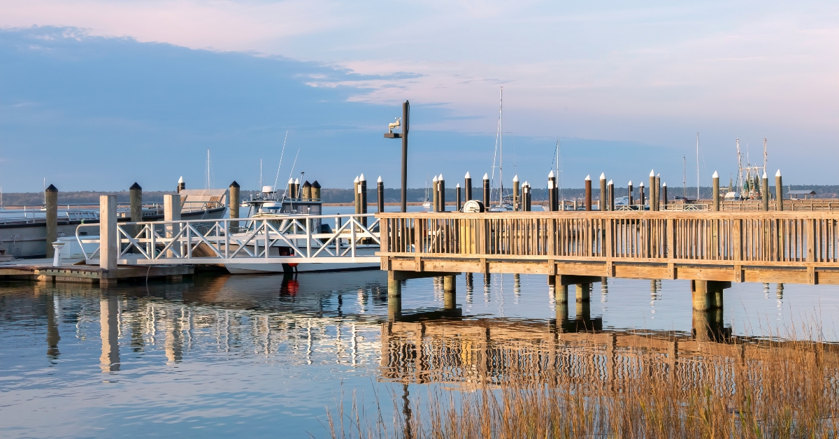 Docks at St Marys, Georgia