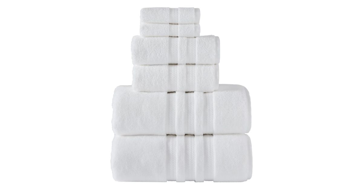 hotel premier six piece towel set