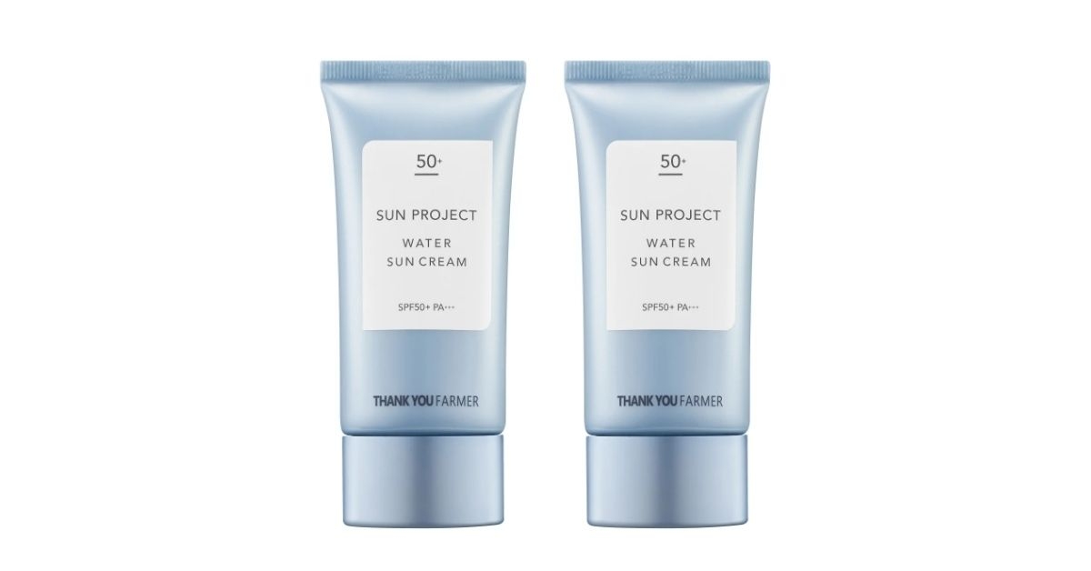 sun project water sun cream
