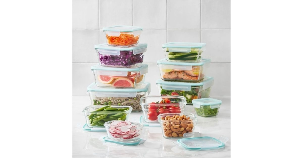 glass food storage set