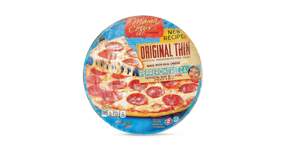 frozen thin crust pepperoni pizza