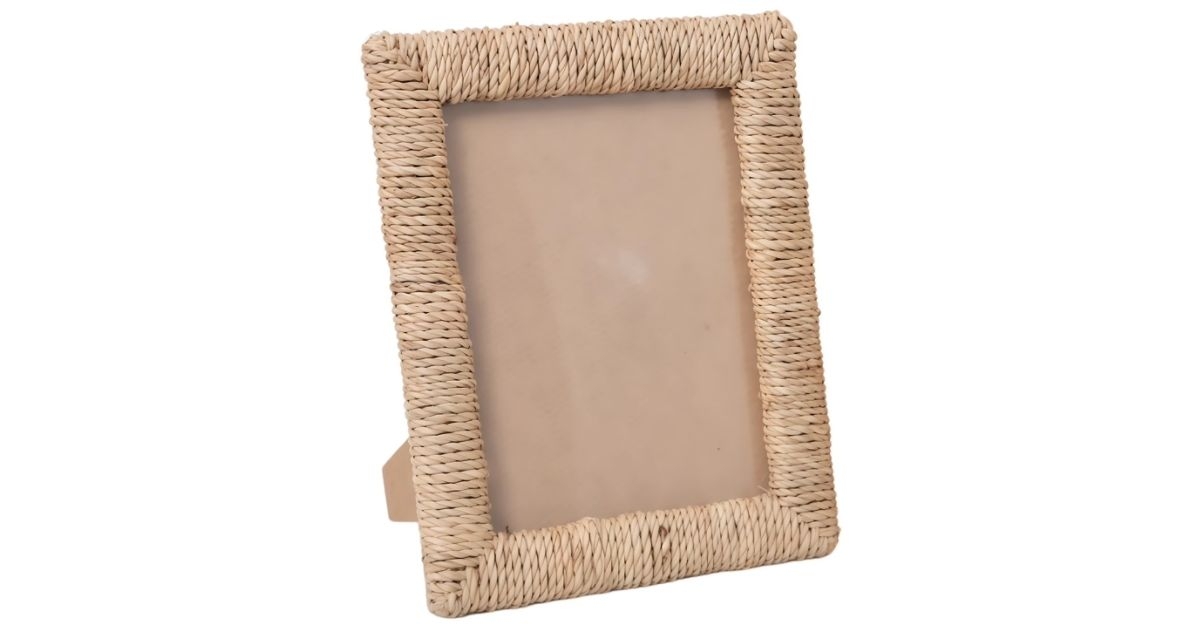 bohemian seagrass picture frame