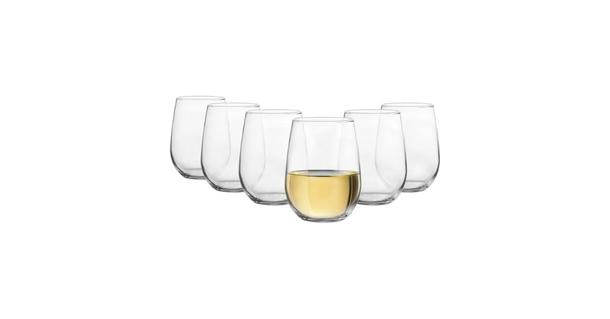 stemless wine glasses