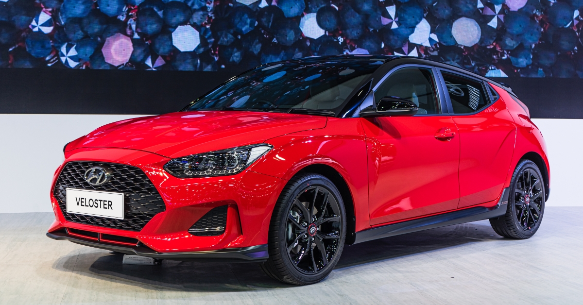 red hyundai veloster