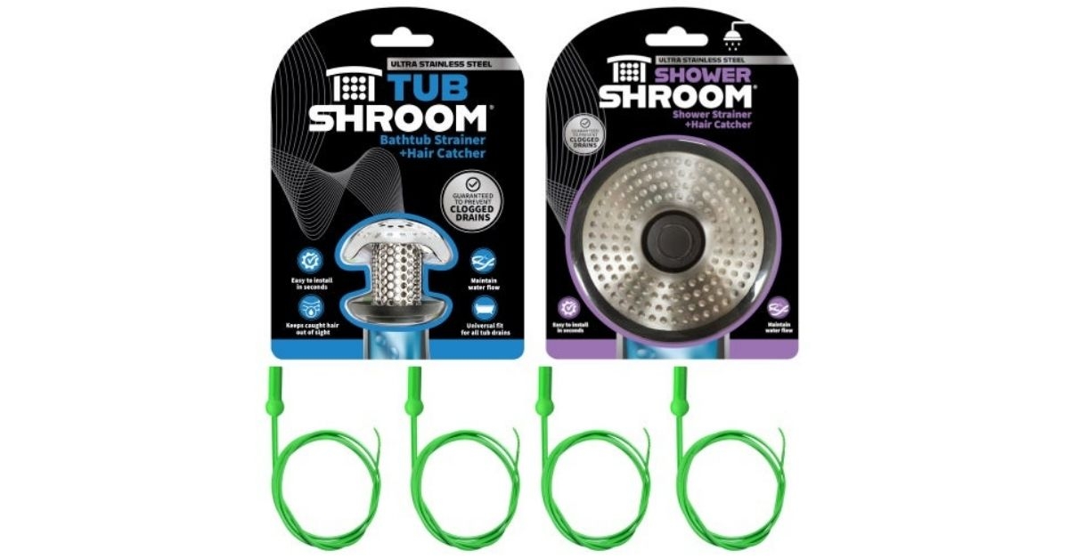 bathtub strainer hair catcher bundle