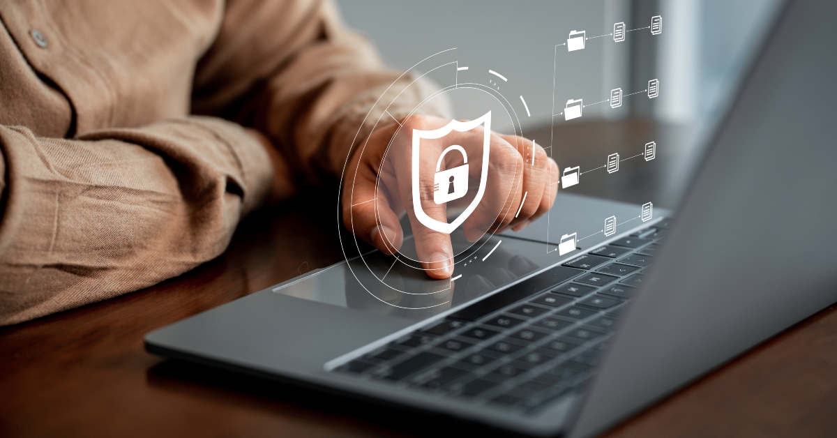 concept digital security corporate database