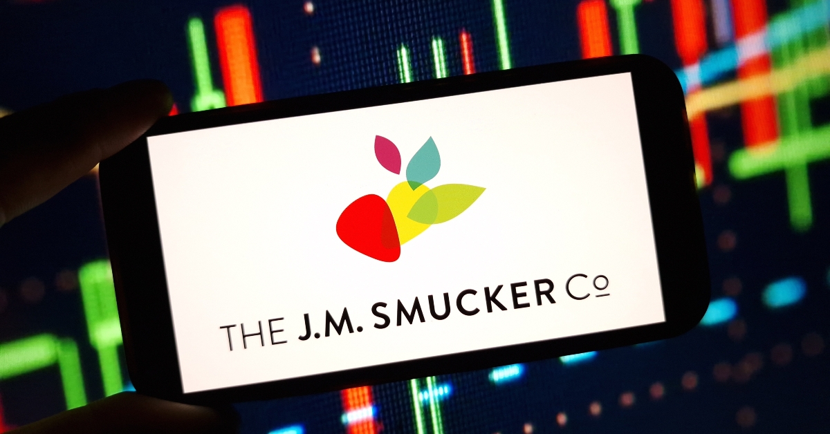 jm smucker company logo displayed on mobile phone