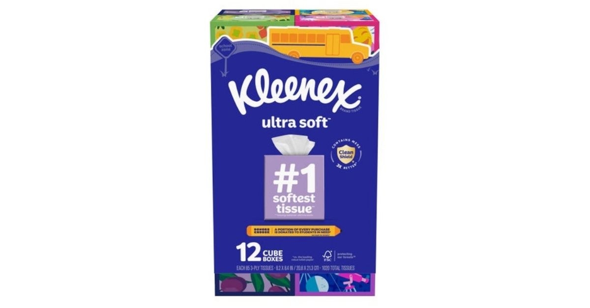 kleenex ultra soft facial tissue